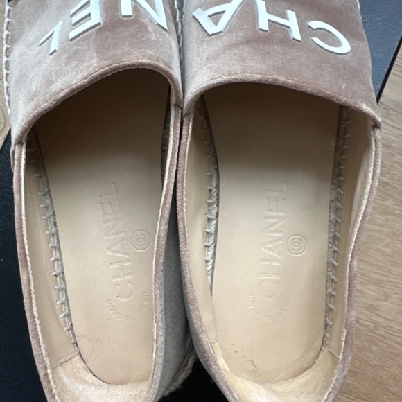Authentic Chanel velvet espadrilles - Picture 4 of 5